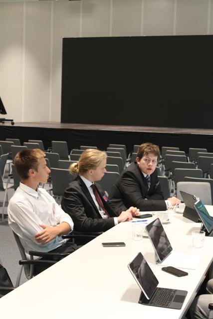 A committee room mid-session.