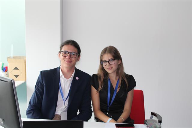 Two delegations compare positions.